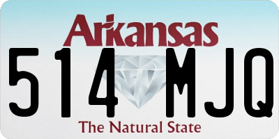 AR license plate 514MJQ