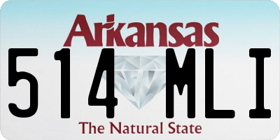 AR license plate 514MLI