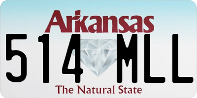 AR license plate 514MLL
