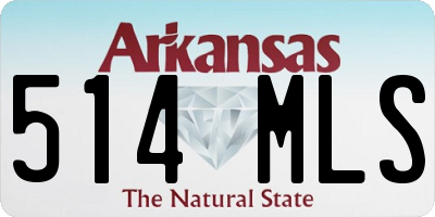 AR license plate 514MLS