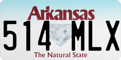 AR license plate 514MLX
