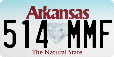 AR license plate 514MMF