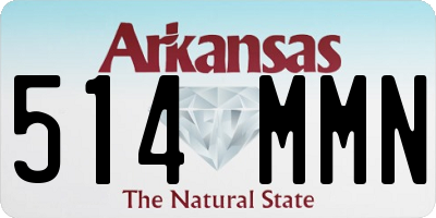AR license plate 514MMN