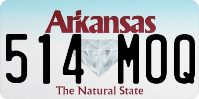 AR license plate 514MOQ