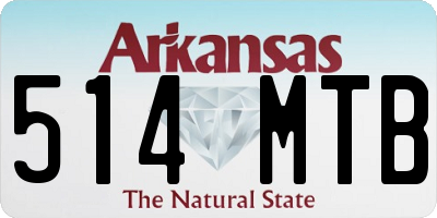 AR license plate 514MTB