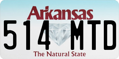 AR license plate 514MTD