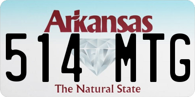 AR license plate 514MTG