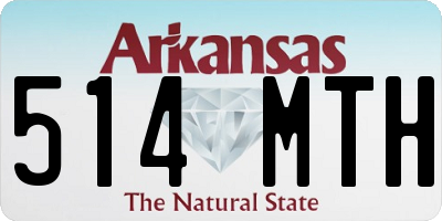 AR license plate 514MTH