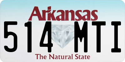 AR license plate 514MTI