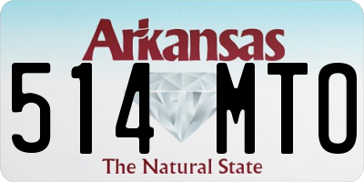 AR license plate 514MTO