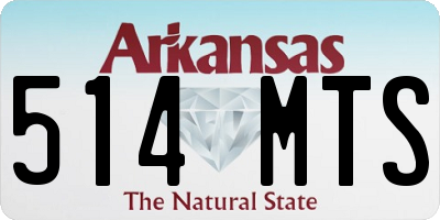 AR license plate 514MTS