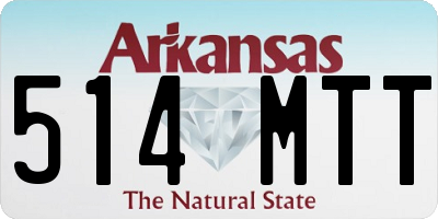 AR license plate 514MTT