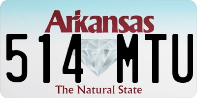 AR license plate 514MTU