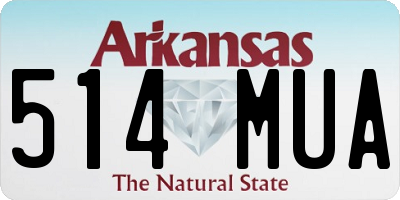 AR license plate 514MUA