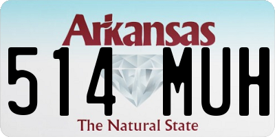 AR license plate 514MUH