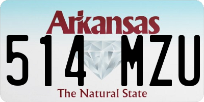 AR license plate 514MZU
