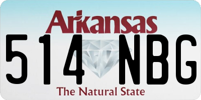AR license plate 514NBG