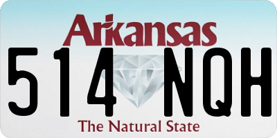 AR license plate 514NQH