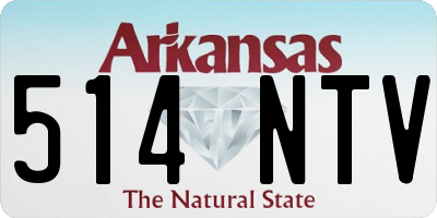 AR license plate 514NTV