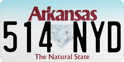 AR license plate 514NYD