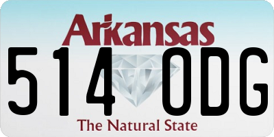 AR license plate 514ODG