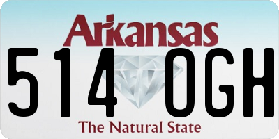 AR license plate 514OGH