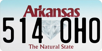 AR license plate 514OHO