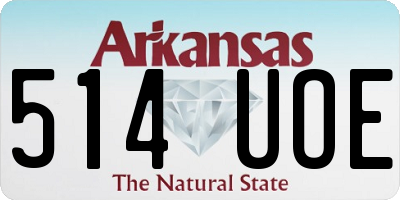AR license plate 514UOE