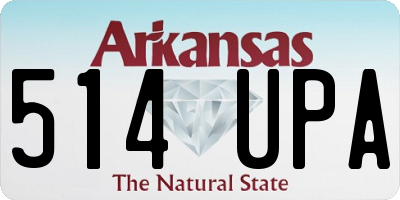 AR license plate 514UPA