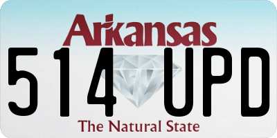 AR license plate 514UPD