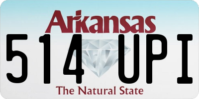 AR license plate 514UPI
