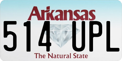 AR license plate 514UPL