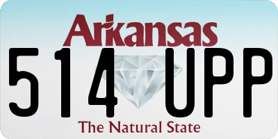 AR license plate 514UPP