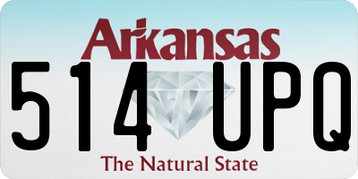 AR license plate 514UPQ