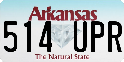 AR license plate 514UPR