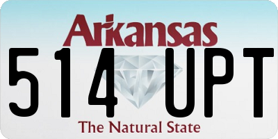 AR license plate 514UPT