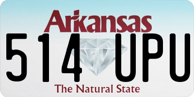 AR license plate 514UPU