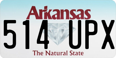 AR license plate 514UPX