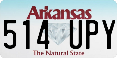 AR license plate 514UPY