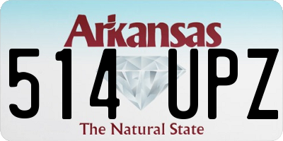 AR license plate 514UPZ