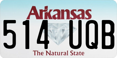AR license plate 514UQB