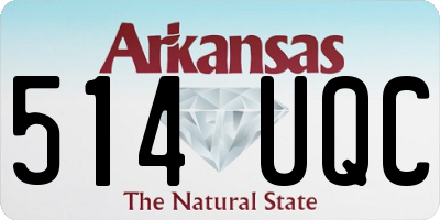 AR license plate 514UQC