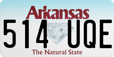 AR license plate 514UQE