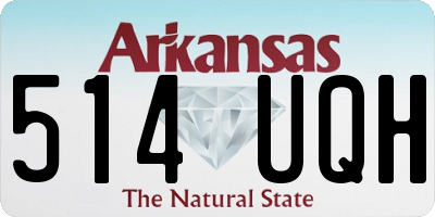 AR license plate 514UQH