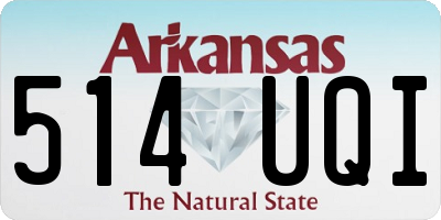 AR license plate 514UQI