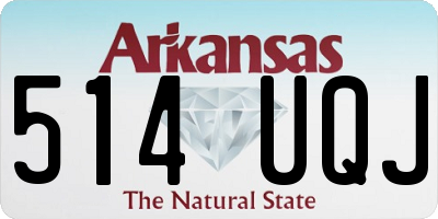 AR license plate 514UQJ