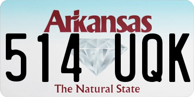 AR license plate 514UQK