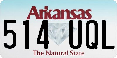 AR license plate 514UQL
