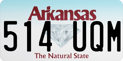 AR license plate 514UQM