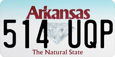AR license plate 514UQP